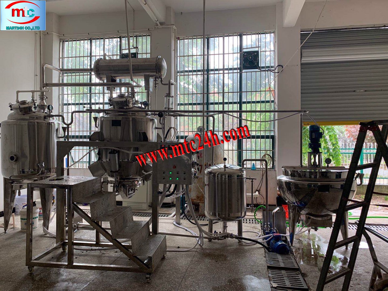 HỆ THỐNG CHIẾT SUẤT CÔ ĐẶC CHÂN KHÔNG 1000L