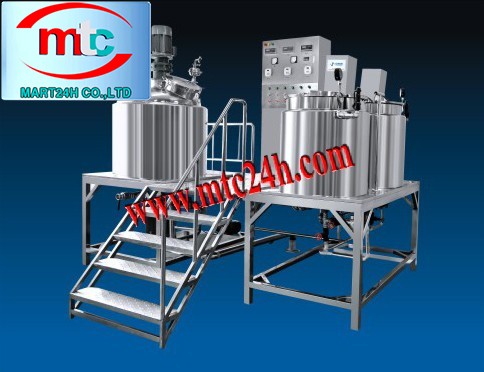 MÁY TRỘN ĐỒNG HÓA CHÂN KHÔNG DẠNG CỐ ĐỊNH 200L