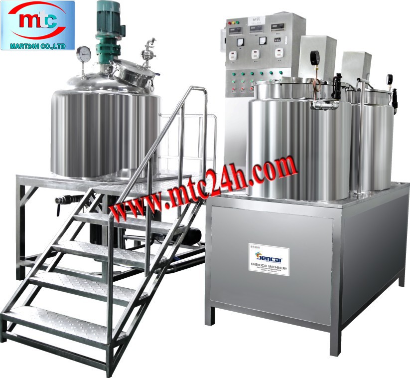MÁY TRỘN NHŨ HÓA CHÂN KHÔNG DẠNG CỐ ĐỊNH 1000L