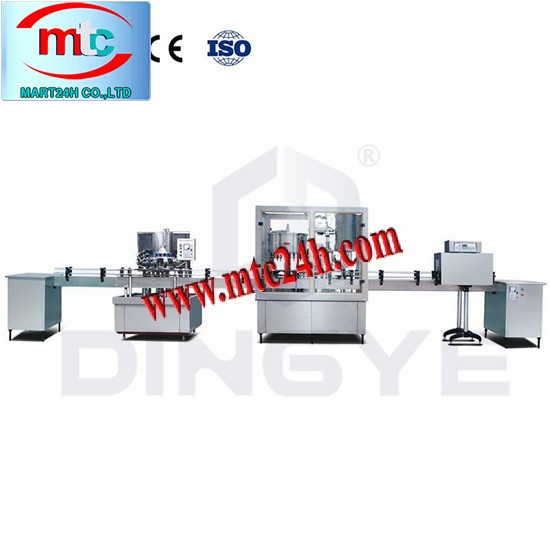 DÂY CHUYỀN XÚC RỬA-CHIẾT RÓT-ĐÓNG NẮP-CO MÀNG TỰ ĐỘNG
