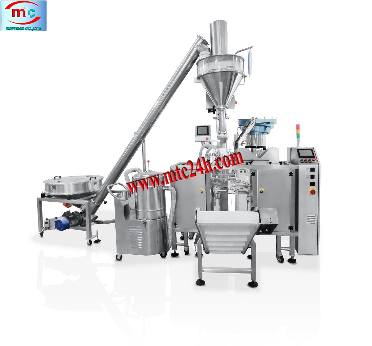 MÁY ĐÓNG GÓI BỘT DẠNG TÚI CÓ SẴN
